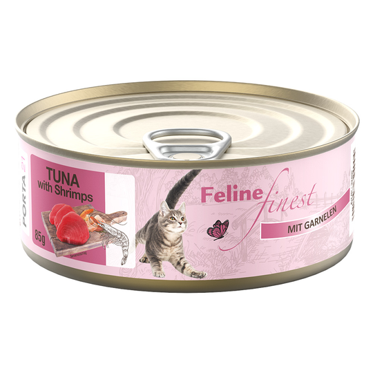 Feline Finest -kissanruoka 6 x 85 g - tonnikala ja katkaravut