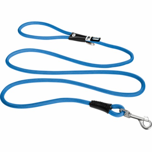 CURLI stretch comfort Talutushihna - Sininen (180 cm x 8 mm)