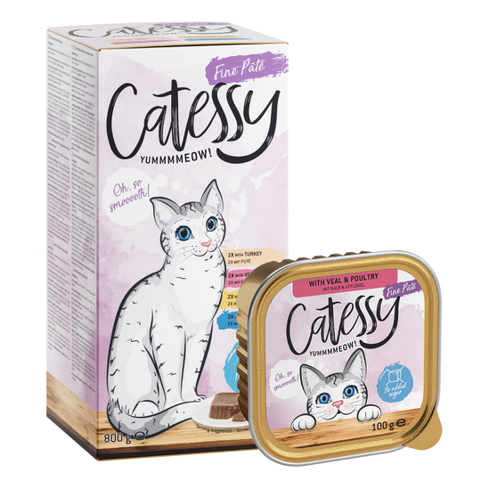 Catessy rasiat lajitelma 8 x 100 g - Fine Paté lajitelma I