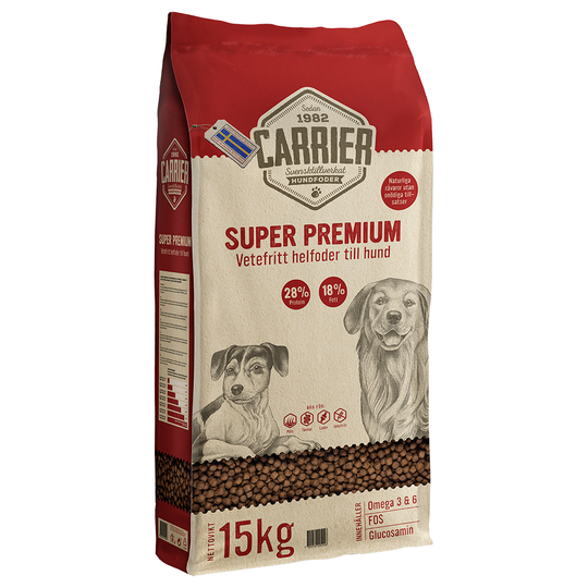 Carrier Super Premium -koiranruoka - 15 kg