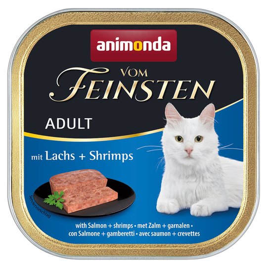 Animonda vom Feinsten Adult 6 x 100 g - lohi & katkarapu