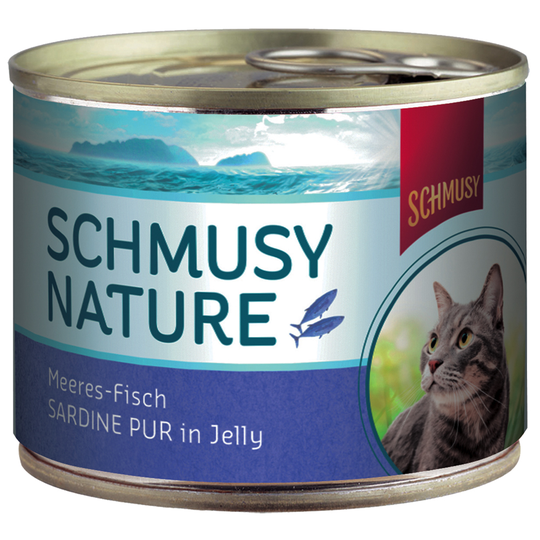 Schmusy Nature Fish - 12 x 185 g sardiini