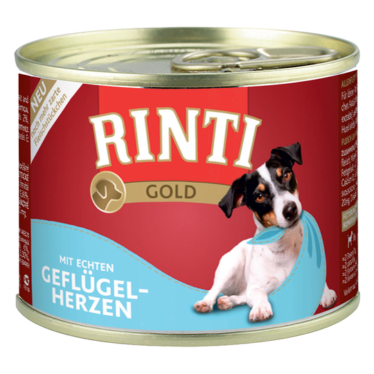 RINTI Gold -säästöpakkaus 24 x 185 g - siipikarjansydän
