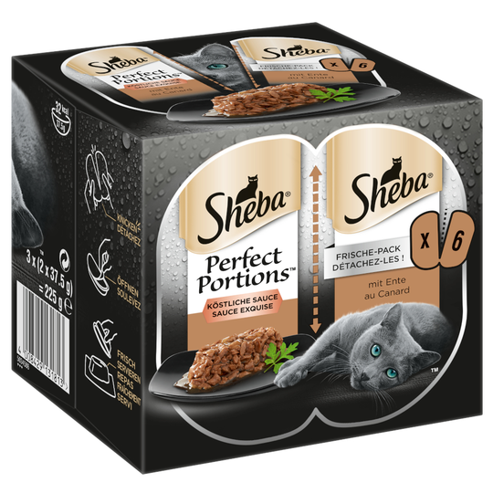 Sheba Perfect Portions 48 x 37,5 g - kastike: ankka