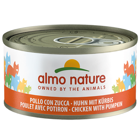 24 x 70 g Almo Nature Legend 20 + 4 kaupan päälle! - kana & kurpitsa