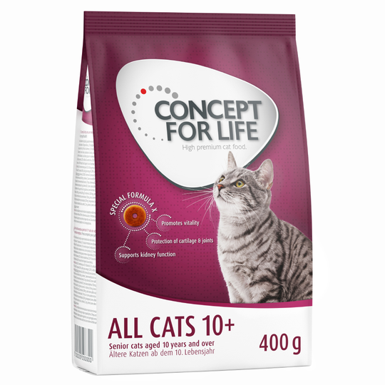 Concept for Life All Cats 10+ -paranneltu koostumus! - 400 g