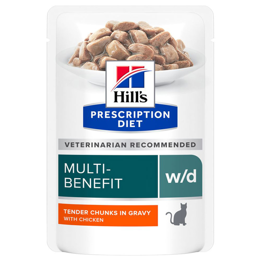 Hill's Prescription Diet w/d kana - 12 x 85 g