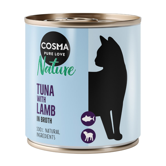 Cosma Nature 6 x 280 g - tonnikala & lammas