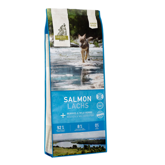 Isegrim Junior ”River” lohi, marjat ja villiyrtit - 12 kg