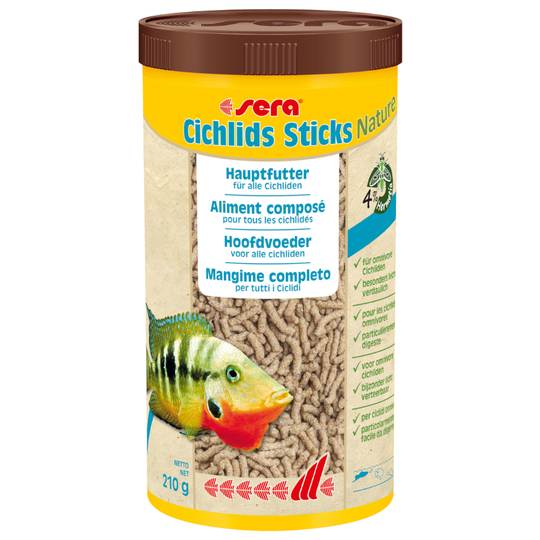 sera Cichlids Sticks Nature - 1 litra