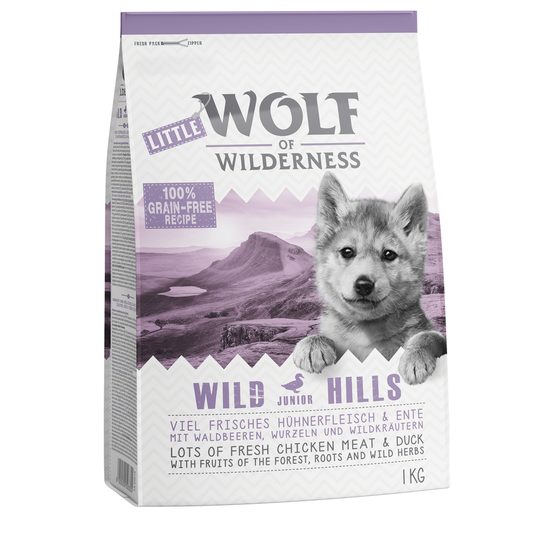 Little Wolf of Wilderness Junior - Wild Hills - ankka - 1 kg