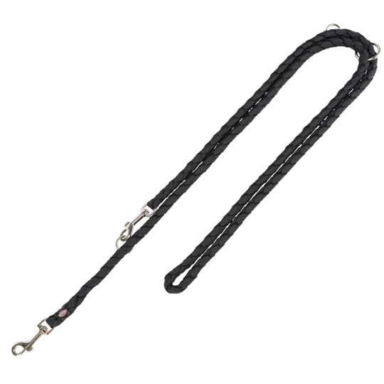 Trixie Cavo säädettävä talutushihna, musta - koko L - XL: pituus 200 cm, Ø 18 mm