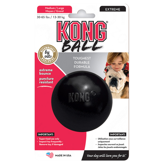 KONG Extreme Ball - M/L: Ø noin 7,5 cm