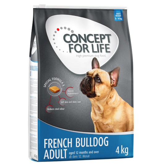 Concept for Life French Bulldog Adult - säästöpakkaus 2 x 4 kg