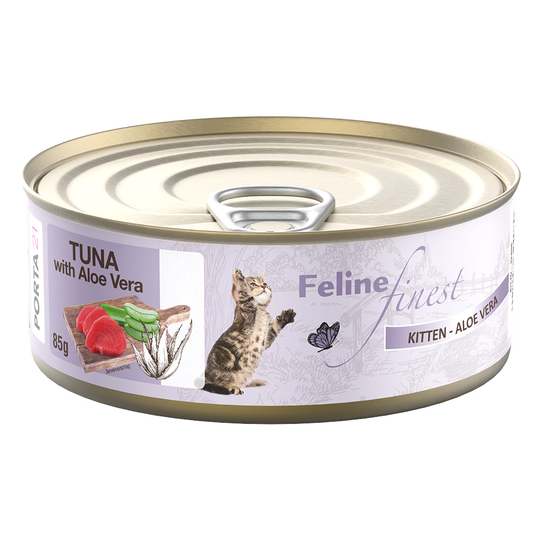 Feline Finest -kissanruoka 6 x 85 g - Kitten tonnikala ja aloe