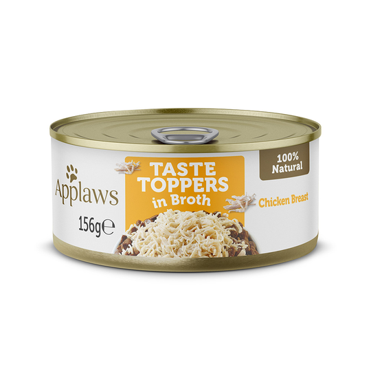 Applaws Taste Toppers liemessä 6 x 156 g - kana