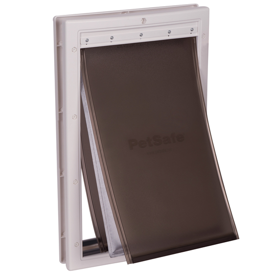 Petsafe Extreme Weather kissanluukku - L-koko: L 34,1 x K 50,8 x S 8,3 cm - harmaa