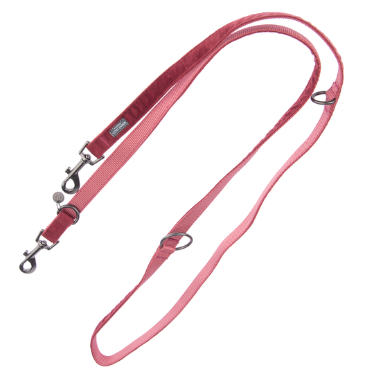 Nomad Tales Blush -koiran talutushihna, rosé - 200 cm pitkä, 20 mm leveä