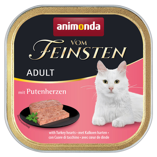 32 x 100 g Animonda vom Feinsten Adult: 26 + 6 kaupan päälle! - kalkkunansydän