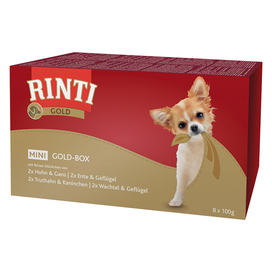 RINTI Gold Mini Multibox -rasia 8 x 100 g - lajitelma 8 x 100 g