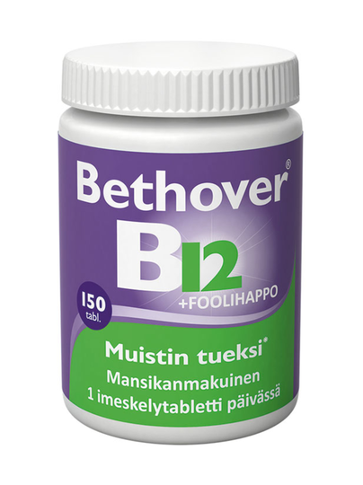 Bethover b12-vitamiini + foolihappo
