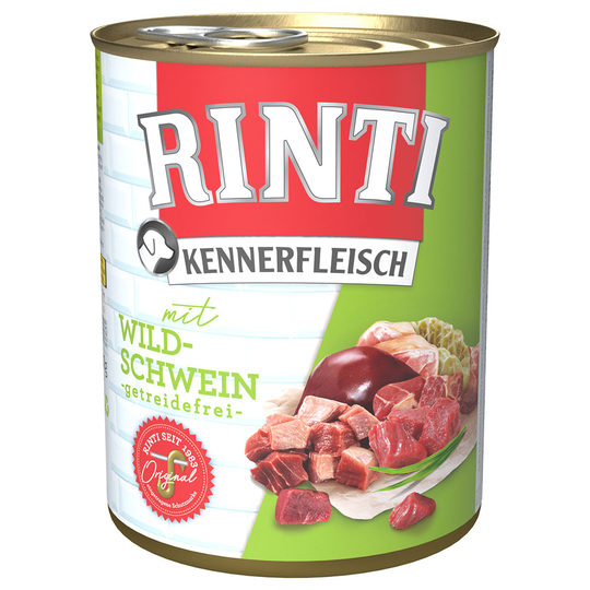 RINTI-säästöpakkaus 12 x 800 g - villisika