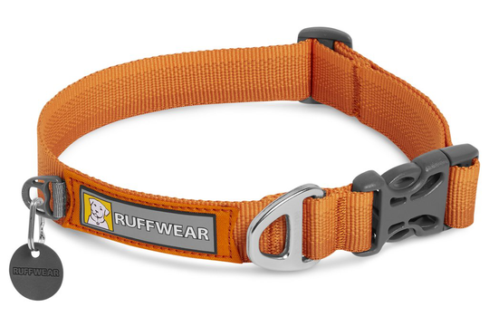 Ruffwear Front Range Collar -kaulapanta koiralle - Campfire Orange (S = 28-36 cm)