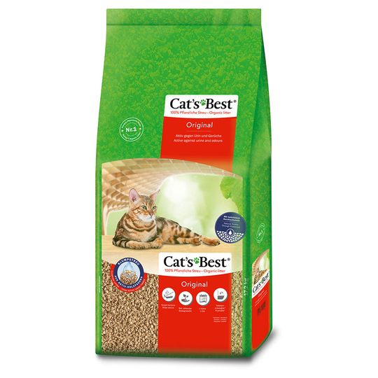 40 l Cat's Best Öko Plus -kissanhiekkaa erikoishintaan! - 40 l (noin 18 kg)