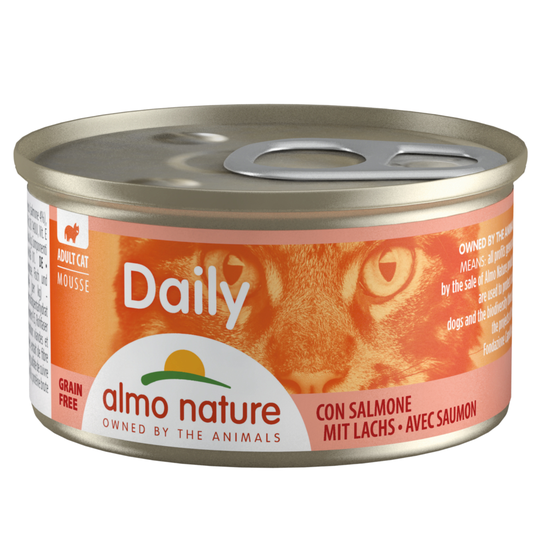Almo Nature Daily Menu -säästöpakkaus 24 x 85 g - lohimousse