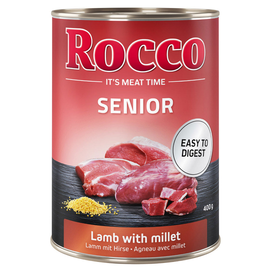Rocco Senior 6 x 400 g - lammas & hirssi