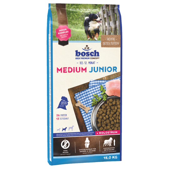 2 x zooPisteet: bosch 15 / 12,5 kg - 15 kg Medium Junior