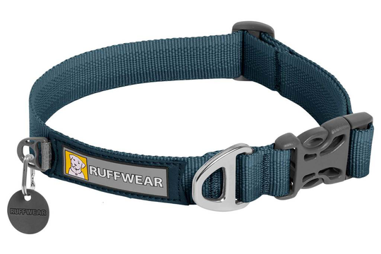 Ruffwear Front Range Collar -kaulapanta koiralle - Blue Moon (L = 51-66 cm)
