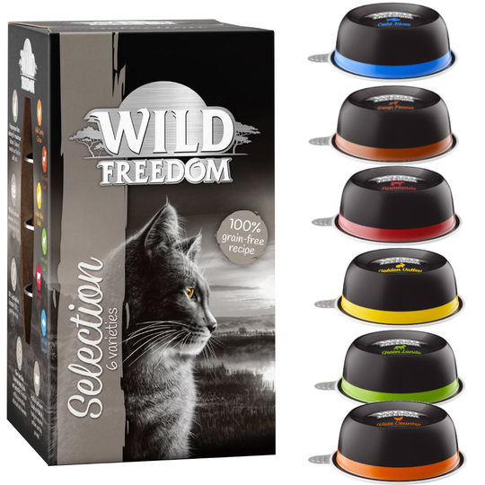 Wild Freedom Adult -rasiat 6 x 85 g erikoishintaan! - monta makua