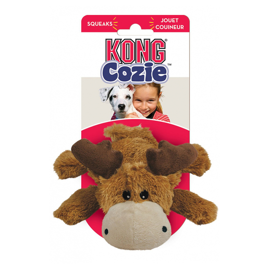 KONG Cozie Marvin Moose - XL-koko: P 34 x L 30 x K 13 cm