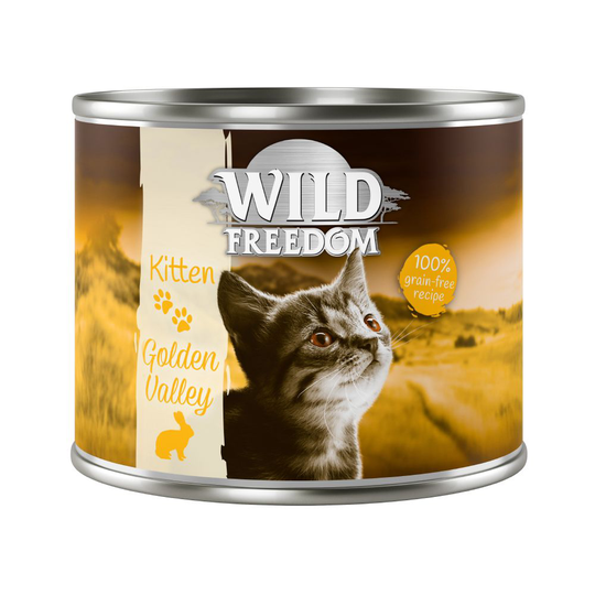 Wild Freedom Kitten 6 x 200 g - Golden Valley - kani & kana