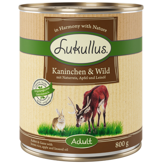 Lukullus, kani ja peura - 6 x 800 g