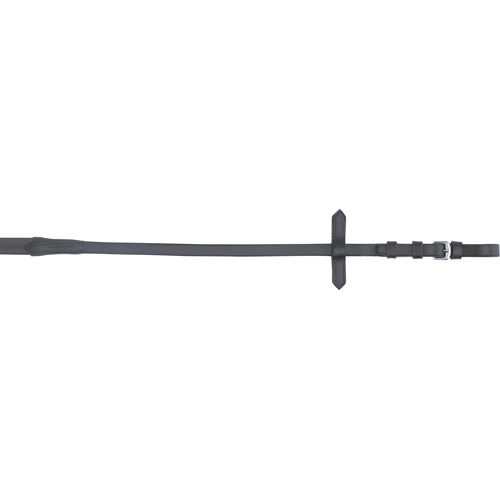HG Cheval rubber reins Musta (FULL)