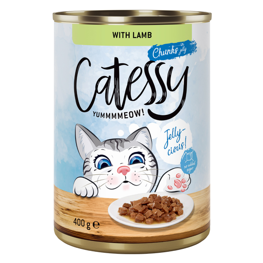 Catessy hyytelöllä -säästöpakkaus 12 x 400 g - lammas