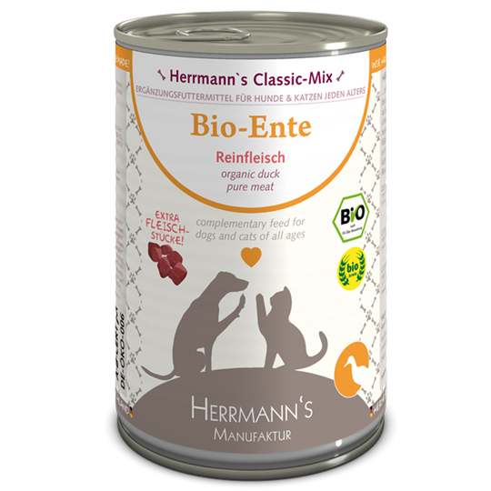 Herrmanns Pure Meat 6 x 400 g - luomuankka