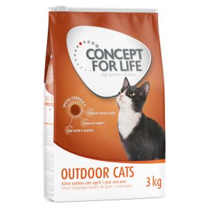 Concept for Life Outdoor Cats - paranneltu koostumus! - 3 kg