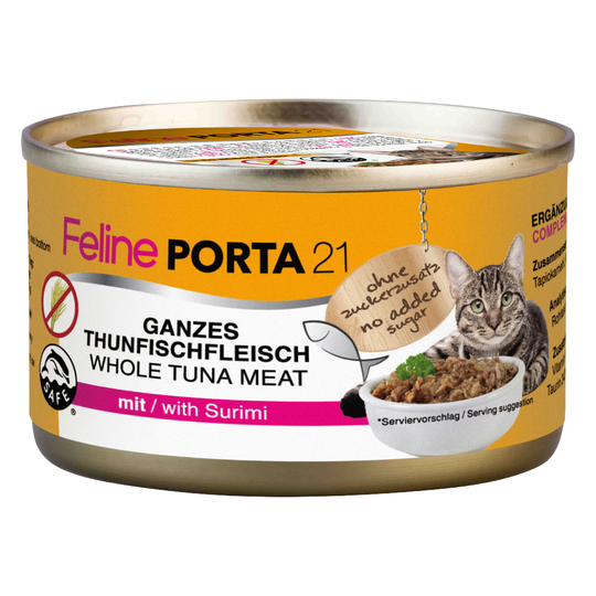 Feline Porta 21 -kissanruoka 1 x 90 g - tonnikala & surimi (viljaton)