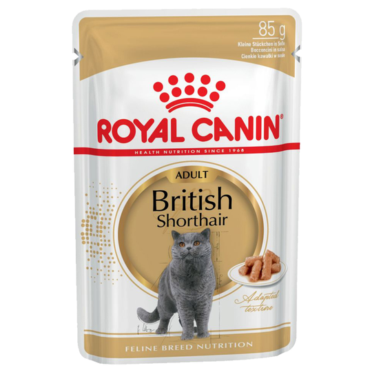 Royal Canin -suursäästöpakkaus 96 x 85 g - Breed British Shorthair