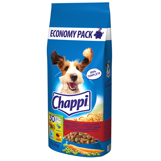 Chappi, nauta & siipikarja - 2 x 13,5 kg