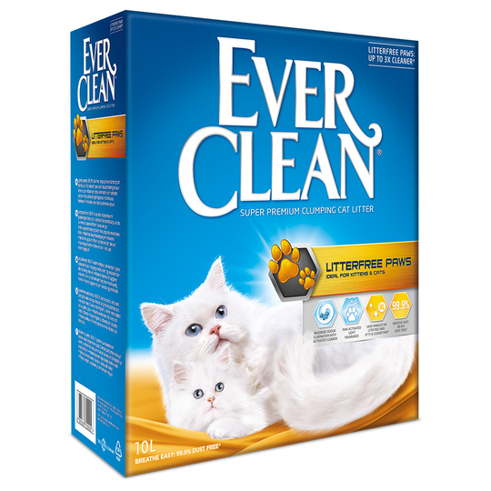 Ever Clean® Litterfree Paws -kissanhiekka - 10 l