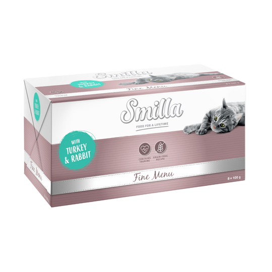 Smilla Fine Menu 8 x 100 g - kalkkuna & kani