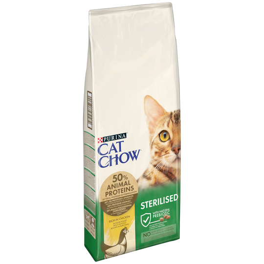 Cat Chow kissanruoka 15 kg: 13 + 2 kg kaupan päälle! - Adult Special Care Sterilized