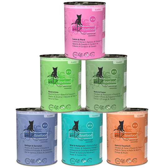catz finefood -tutustumispakkaus 6 x 400 g - lajitelma II