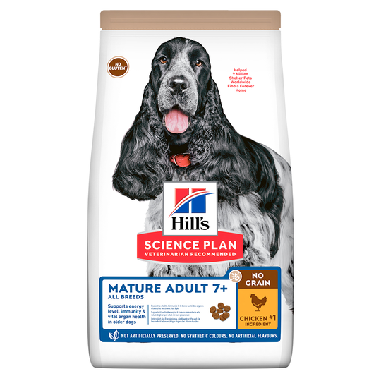 Hill's Science Plan Mature Adult 7+ No Grain Chicken - 14 kg