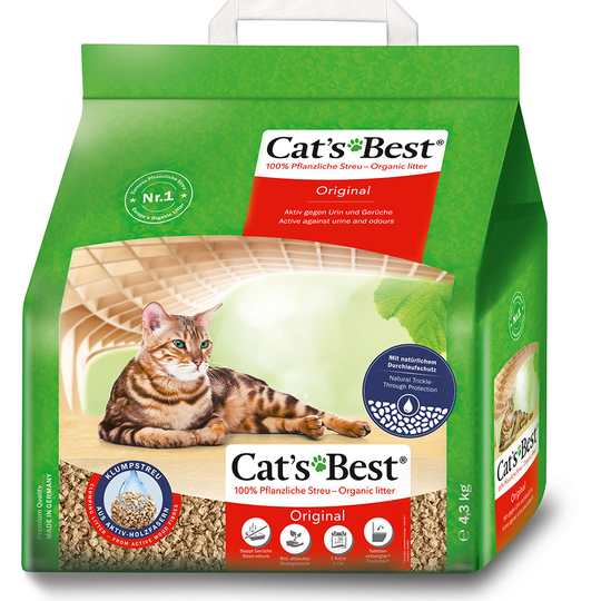 10 l Cat's Best Original -kissanhiekka erikoishintaan! - 10 l (n. 4,3 kg)