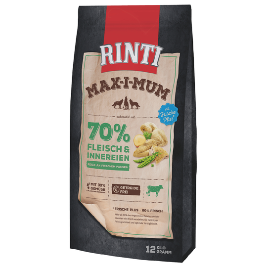 RINTI Max-i-mum -naudanmaha - Säästöpaketti: 2 x 12 kg